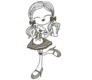 Stickdatei - Bayrisches Mädel 6